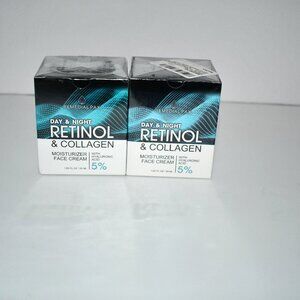 Remedial Pax Set of 2 Retinol & Collagen Cream for Face, Anti Aging Moisturizer
